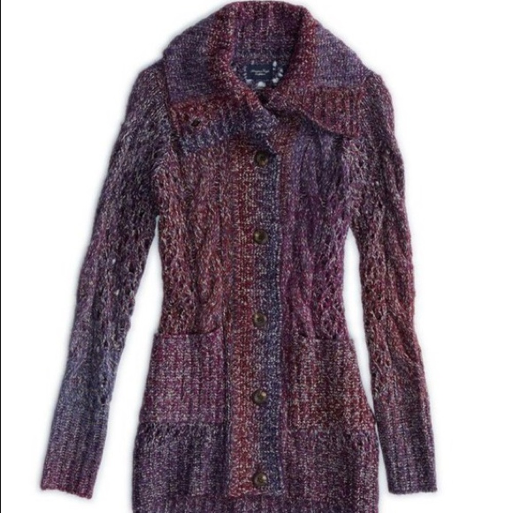 Chunky Knit Sweater Coat
